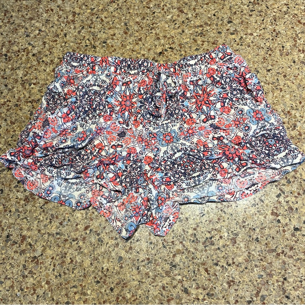 Bebop large pink/blue pattern shorts